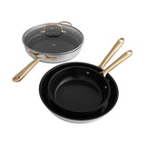 ZLINE CWSETL-NS-10 10 Piece Non-Toxic Stainless Steel with 3 Piece Nonstock Ceramic Cookware Set