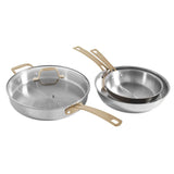 ZLINE CWSETL-ST-10 10 Piece Non-Toxic Stainless Steel Cookware Set