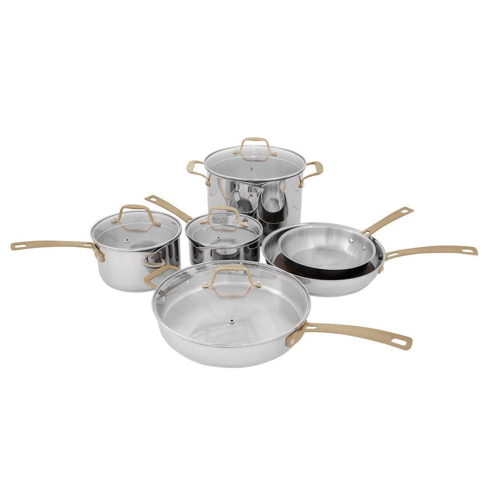 ZLINE CWSETL-ST-10 10 Piece Non-Toxic Stainless Steel Cookware Set