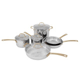 ZLINE CWSETL-ST-10 10 Piece Non-Toxic Stainless Steel Cookware Set