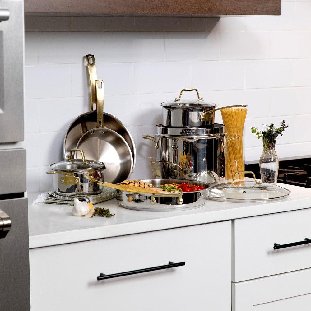 ZLINE CWSETL-ST-10 10 Piece Non-Toxic Stainless Steel Cookware Set