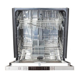 ZLINE 24 in. Panel Ready Top Control Dishwasher with Stainless Steel Tub, 52dBa (DW7713-24) [Color: Panel Ready] - (DW771324)