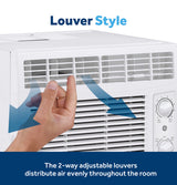 GE 5,000 BTU Mechanical Window Air Conditioner, 115V, Small Rooms up to 150 sq. ft., White