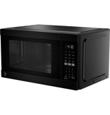GE GCST10A1WBB countertop microwave - angled view